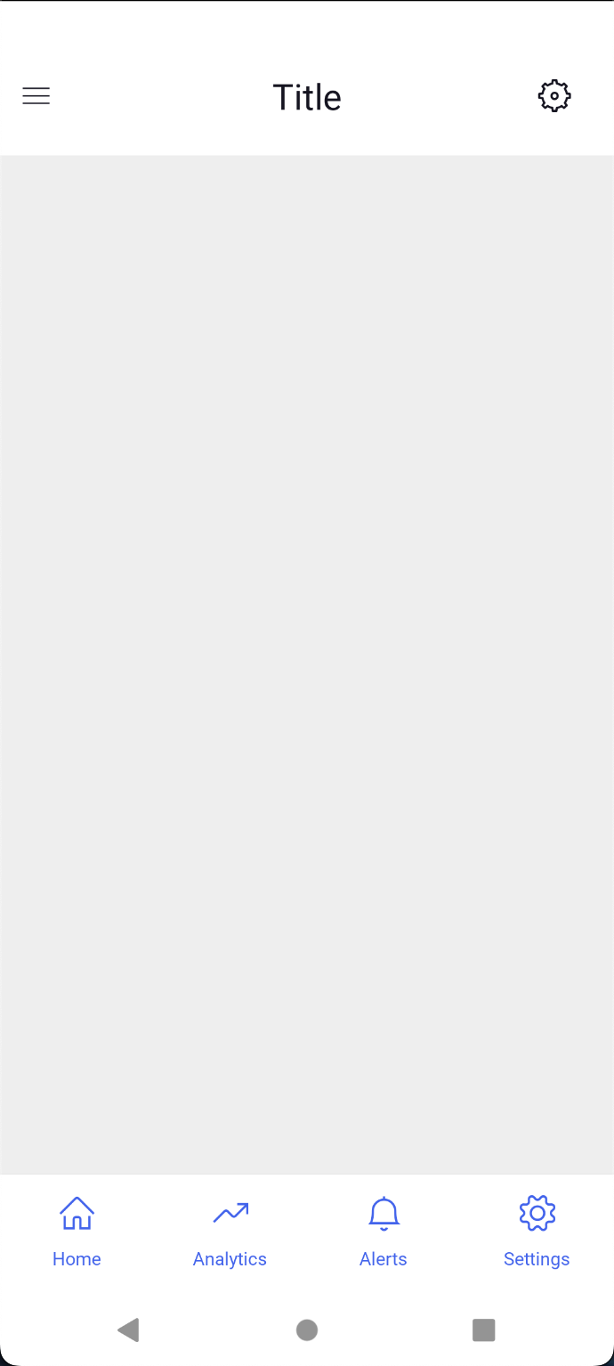 Light Nav Bar Style
